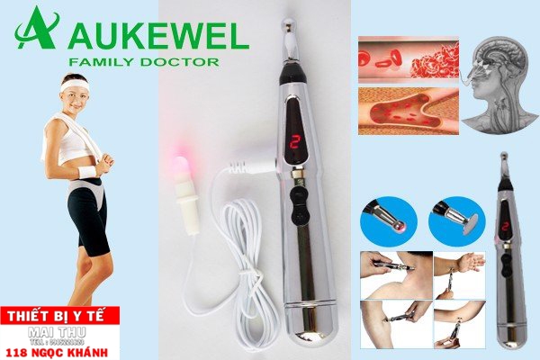 BÚT DÒ HUYỆT LASER HỒNG NGOẠI AUKEWELL AK-2000C