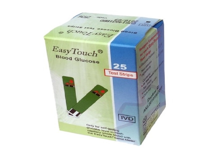 Que Thử Đường Huyết Easy Touch 25