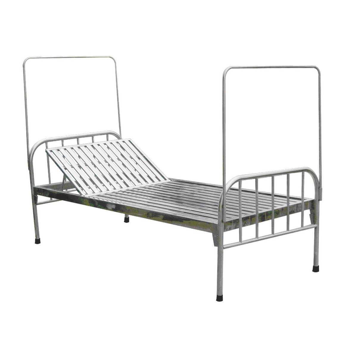 Giường bệnh nhân inox nâng đầu