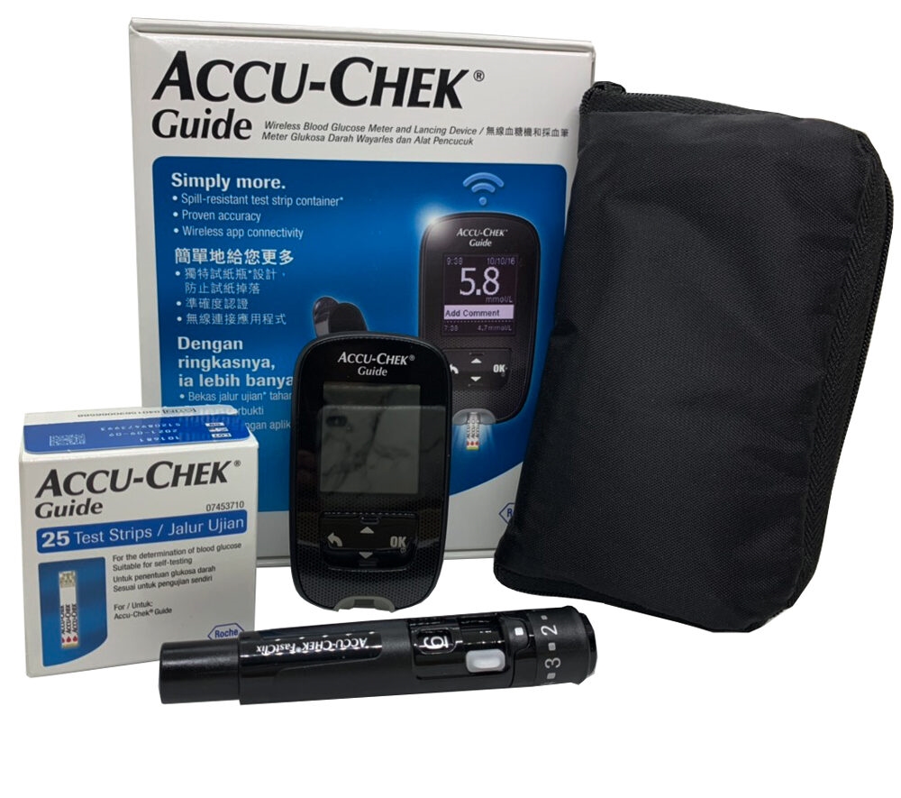  Máy đo đường huyết Accu Chek Guide ( kèm 25 que