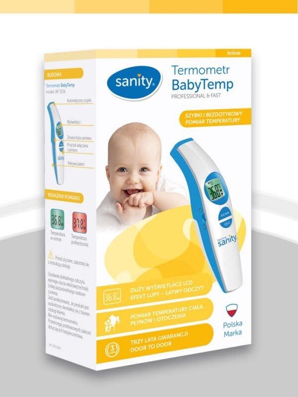 Nhiệt kế hồng ngoại đo trán Sanity AP 3116 – Đức