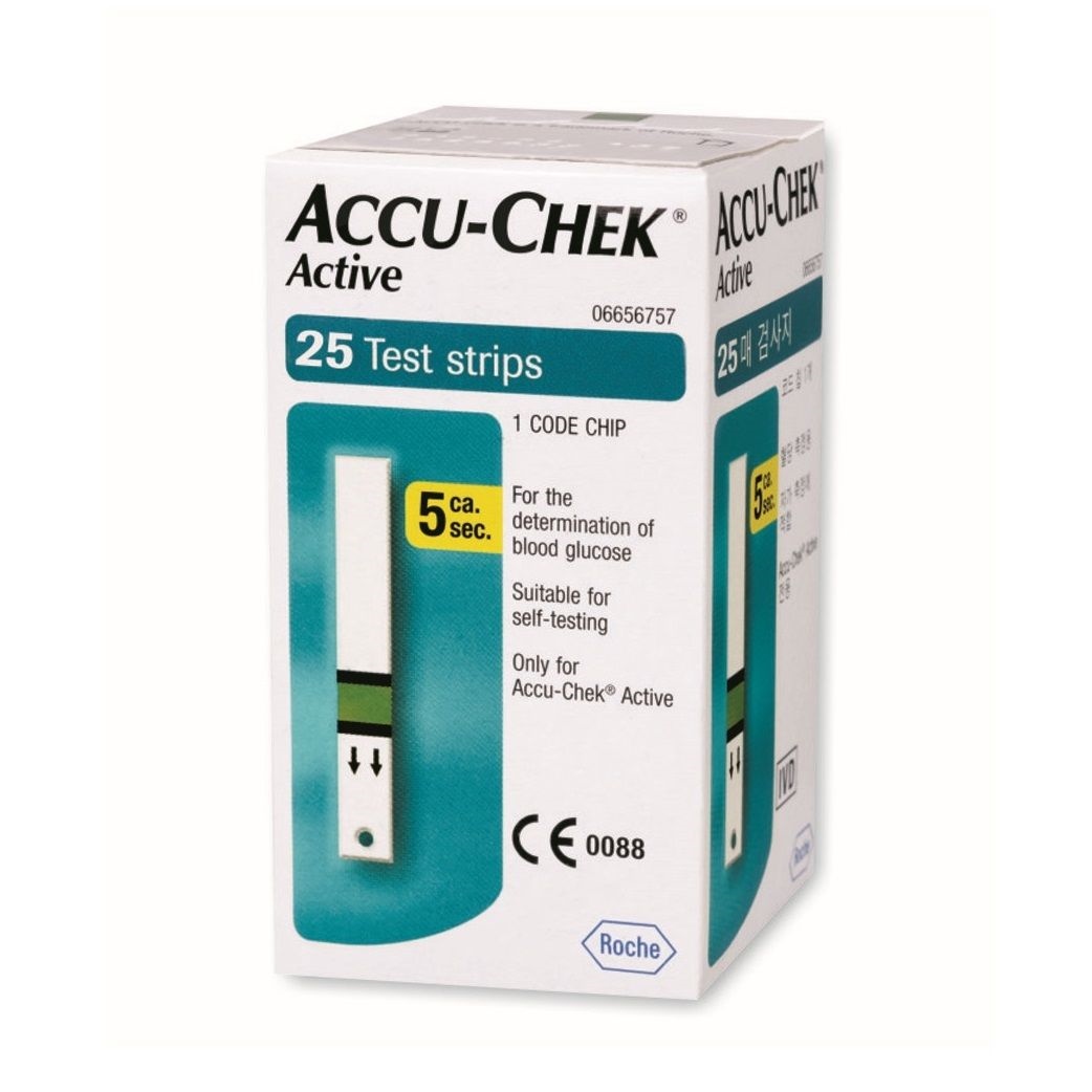 Que thử đường huyết Accu-Chek Active 25