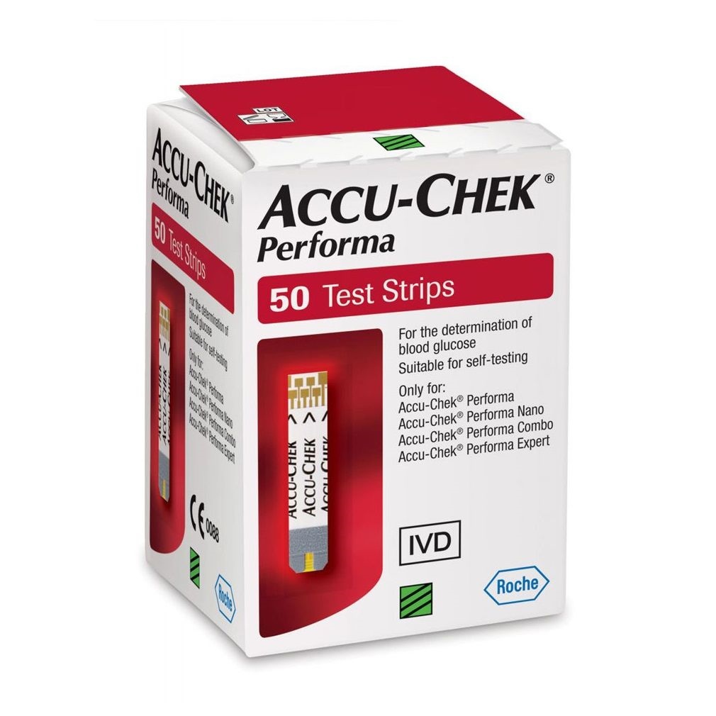 Que thử đường huyết Accu-chek Performa 50