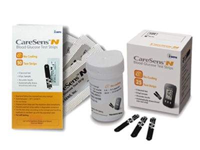 Que thử đường huyết CareSens N (25 que)