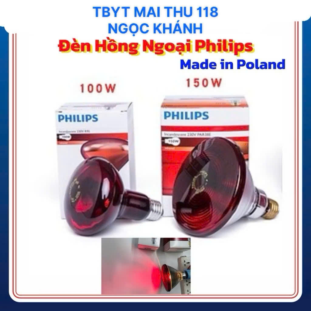 Bóng đèn hồng ngoại Philips 100w